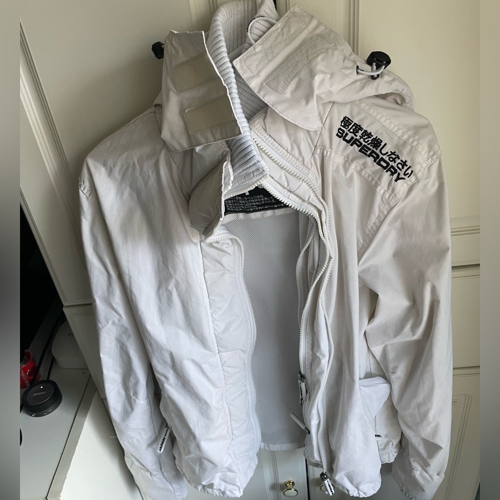 White Small SuperDry Jacket